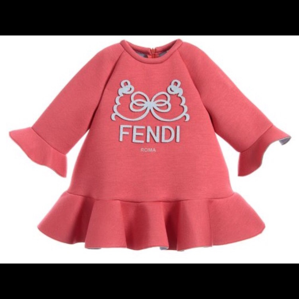 *not for sale* 100% Authentic Fendi NWOT girls dress 12m - Picture 4 of 12